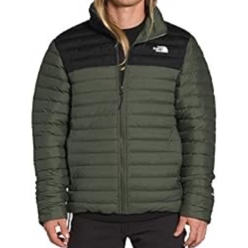 Men's The North Face Stretch Down Jacket Sz Med 700 Down Colorblock EC